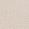 Tapis d'escalier avec support en latex Crème 25x60 cm 