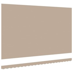 Tissu de remplacement d'auvent pour cadre de 5x3 m beige 