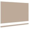 Tissu de remplacement d'auvent pour cadre de 5x3 m beige 