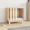 Niche pour chien 60x45x57 cm Bois de pin massif 