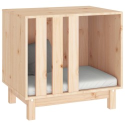 Niche pour chien 60x45x57 cm Bois de pin massif 
