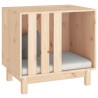 Niche pour chien 60x45x57 cm Bois de pin massif 