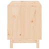 Niche pour chien 60x45x57 cm Bois de pin massif 