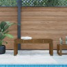 Banc de jardin marron miel 110x38x45 cm bois de pin massif 