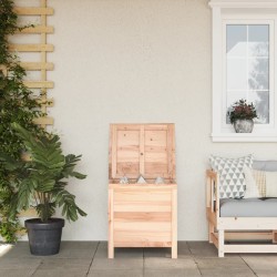 Boîte de rangement de jardin 50x49x56,5 cm bois massif de sapin 