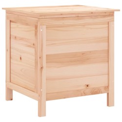 Boîte de rangement de jardin 50x49x56,5 cm bois massif de sapin 