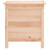 Boîte de rangement de jardin 50x49x56,5 cm bois massif de sapin 