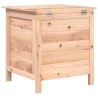 Boîte de rangement de jardin 50x49x56,5 cm bois massif de sapin 