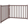 Barrière pour chien pliable 2 panneaux 160 cm bois sapin massif 