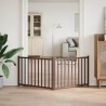 Barrière pour chien pliable 2 panneaux 160 cm bois sapin massif 