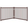 Barrière pour chien pliable 2 panneaux 160 cm bois sapin massif 