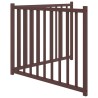 Barrière pour chien pliable 2 panneaux 160 cm bois sapin massif 