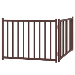 Barrière pour chien pliable 2 panneaux 160 cm bois sapin massif 