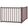 Barrière pour chien pliable 2 panneaux 160 cm bois sapin massif 