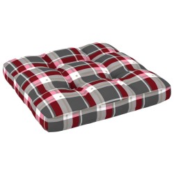 Pouf palette de jardin Bois de pin imprégné de blanc 