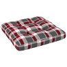 Pouf palette de jardin Bois de pin imprégné de blanc 