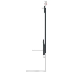 Barrière de sécurité de lit d'enfant Gris foncé 150x25 cm Tissu 