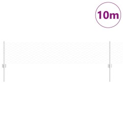 Poteaux de clôture 5 pcs U-Channel 40 cm en acier galvanisé 