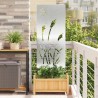 Panneau décoratif de jardin Argenté 50 x 140 cm 