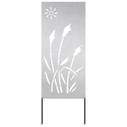 Panneau décoratif de jardin Argenté 50 x 140 cm 