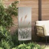 Panneau décoratif de jardin Argenté 50 x 140 cm 