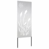Panneau décoratif de jardin Argenté 50 x 140 cm 