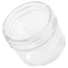 24 pcs Pots à confiture avec couvercles argentés Verre 110 ml 