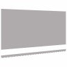 Tissu de remplacement auvent pour cadre de 6x3,5 m gris clair 