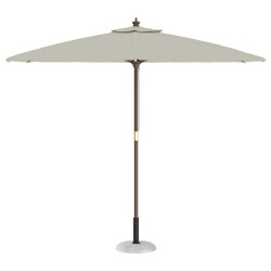 Base de parasol pour poteaux de 37/42/52/58 mm en béton gris clair de 20 kg 