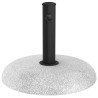 Base de parasol pour poteaux de 37/42/52/58 mm en béton gris clair de 20 kg 