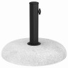 Base de parasol pour poteaux de 37/42/52/58 mm en béton gris clair de 20 kg 