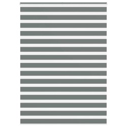 Store zèbre gris foncé largeur du tissu 160,9 cm polyester 