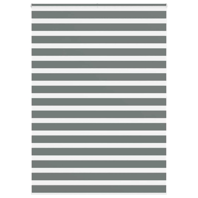 Store zèbre gris foncé largeur du tissu 160,9 cm polyester 
