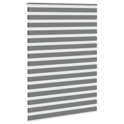 Store zèbre gris foncé largeur du tissu 160,9 cm polyester 