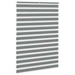 Store zèbre gris foncé largeur du tissu 160,9 cm polyester 