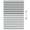 Store zèbre gris foncé largeur du tissu 160,9 cm polyester 
