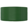 Lit surélevé de jardin Vert 140x140x68cm Acier enduit de poudre 