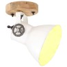 Lampe murale industrielle/de plafond 2 pcs Blanc 20x25 cm E27 