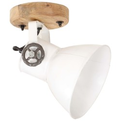 Lampe murale industrielle/de plafond 2 pcs Blanc 20x25 cm E27 