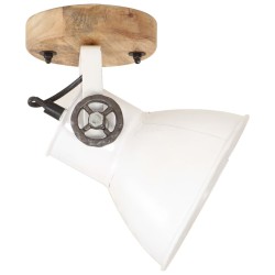 Lampe murale industrielle/de plafond 2 pcs Blanc 20x25 cm E27 