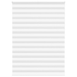 Store zèbre blanc 165x200 cm largeur du tissu 160,9cm polyester 