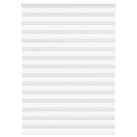 Store zèbre blanc 165x200 cm largeur du tissu 160,9cm polyester 