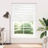 Store zèbre blanc 165x200 cm largeur du tissu 160,9cm polyester 