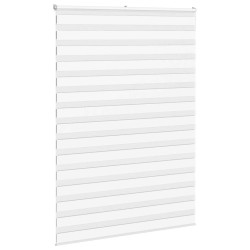 Store zèbre blanc 165x200 cm largeur du tissu 160,9cm polyester 