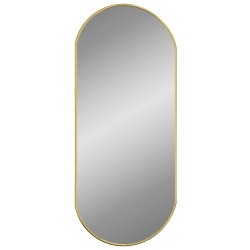 Miroir mural Doré 70x30 cm Ovale 