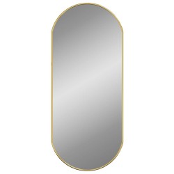 Miroir mural Doré 70x30 cm Ovale 