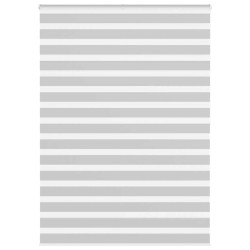 Store zèbre gris clair largeur du tissu 160,9 cm polyester 