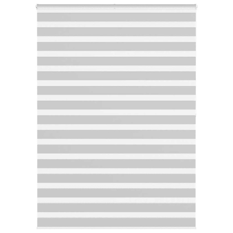 Store zèbre gris clair largeur du tissu 160,9 cm polyester 