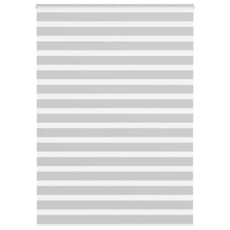 Store zèbre gris clair largeur du tissu 160,9 cm polyester 