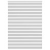 Store zèbre gris clair largeur du tissu 160,9 cm polyester 